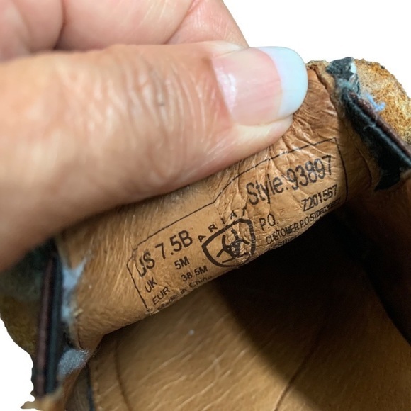 ARIAT Women's Mendocino Tassel Mule Tan Suede Leather Slide 7.5 - Picture 7 of 7